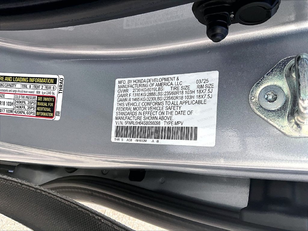 Used 2025 Black Honda EX-L image 36