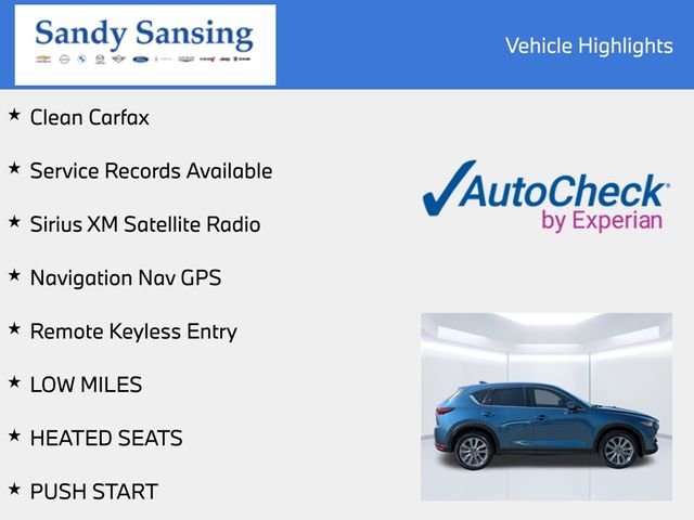 Used 2021 Blue Mazda Grand Touring image 7