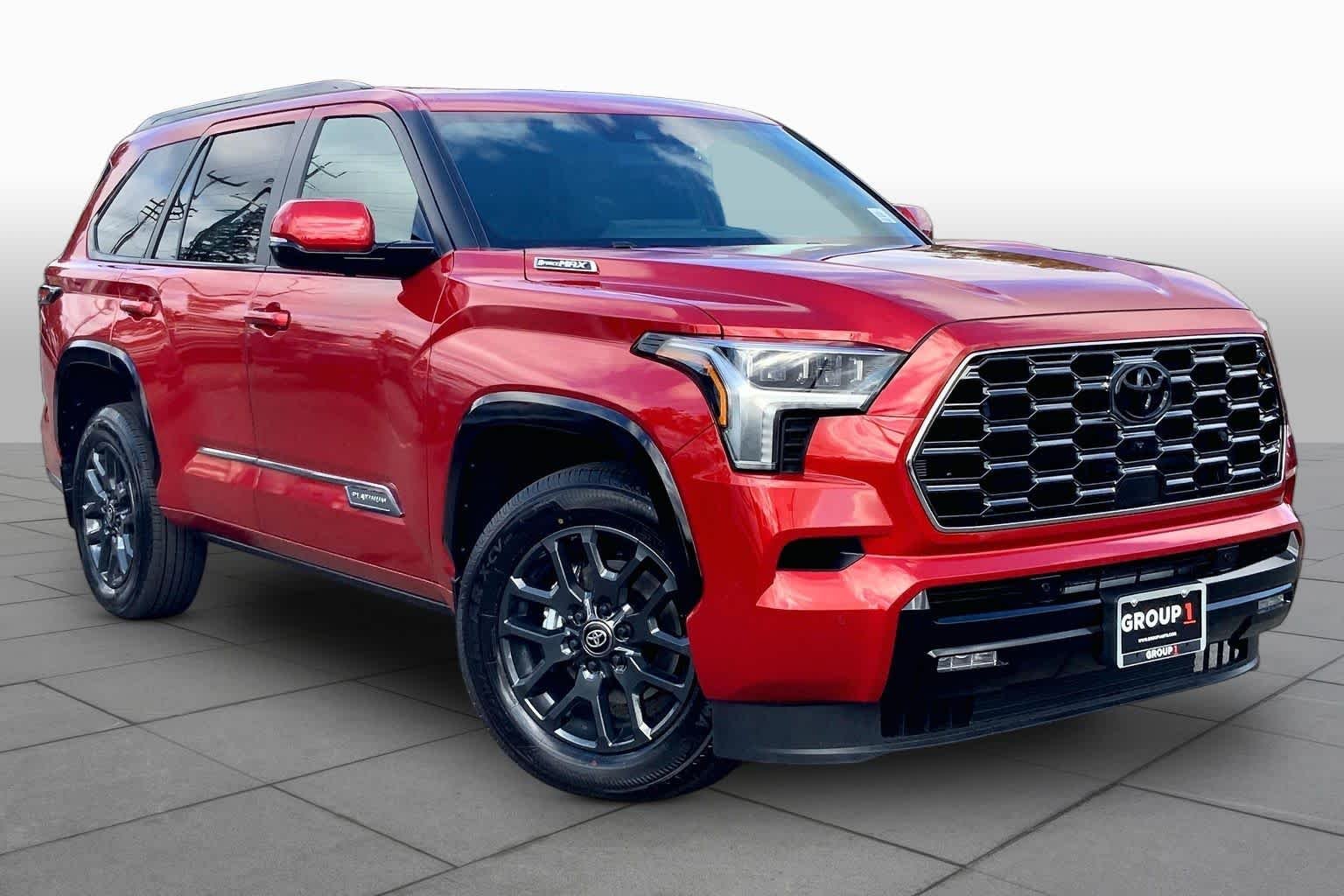 New 2026 Supersonic Red Toyota Platinum image 2