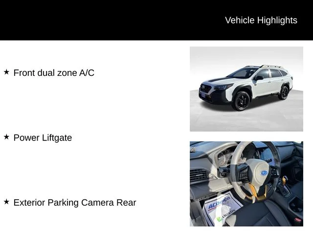 Used 2024 White Subaru Wilderness image 8