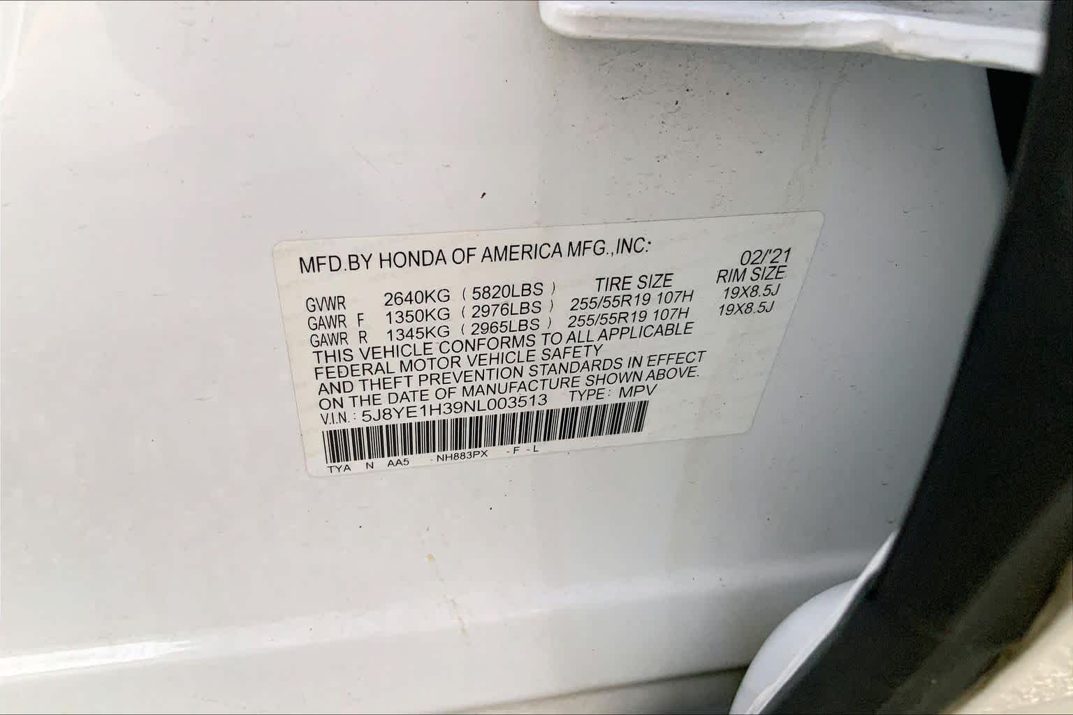 Used 2022 Platinum White Pearl Acura  image 30
