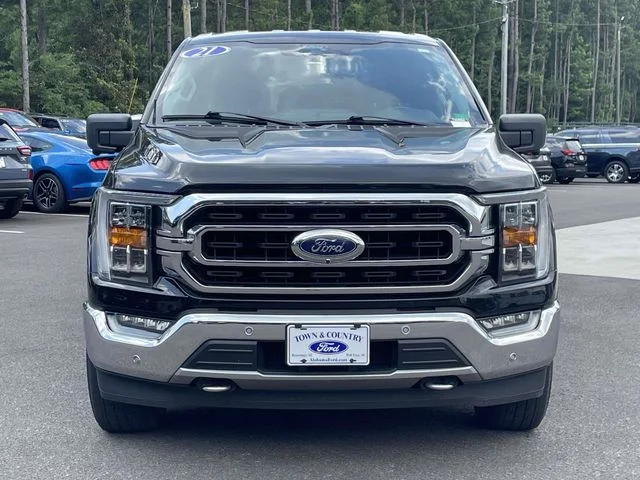 Used 2021 Agate Black Metallic Ford XLT image 30