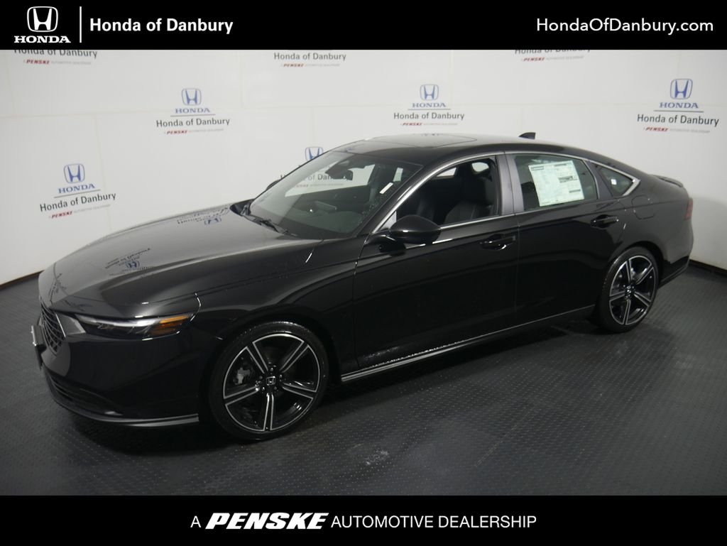 New 2026 Crystal Black Pearl Honda Sport Hybrid image 1