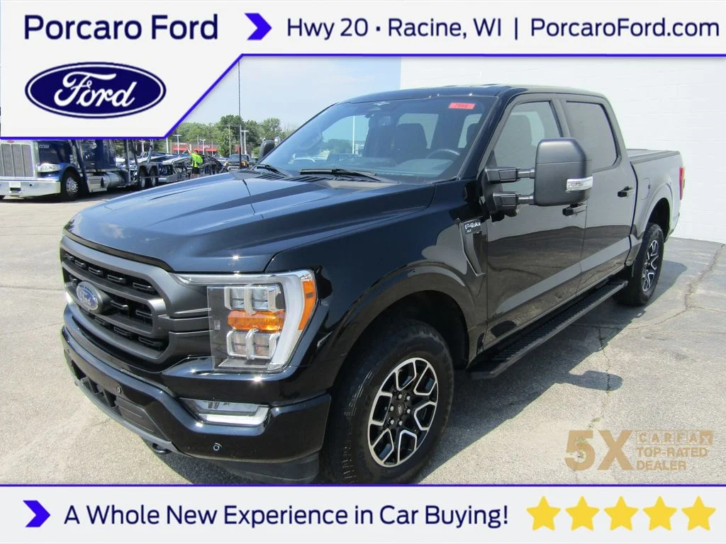 Used 2023 Agate Black Metallic Ford XLT image 1