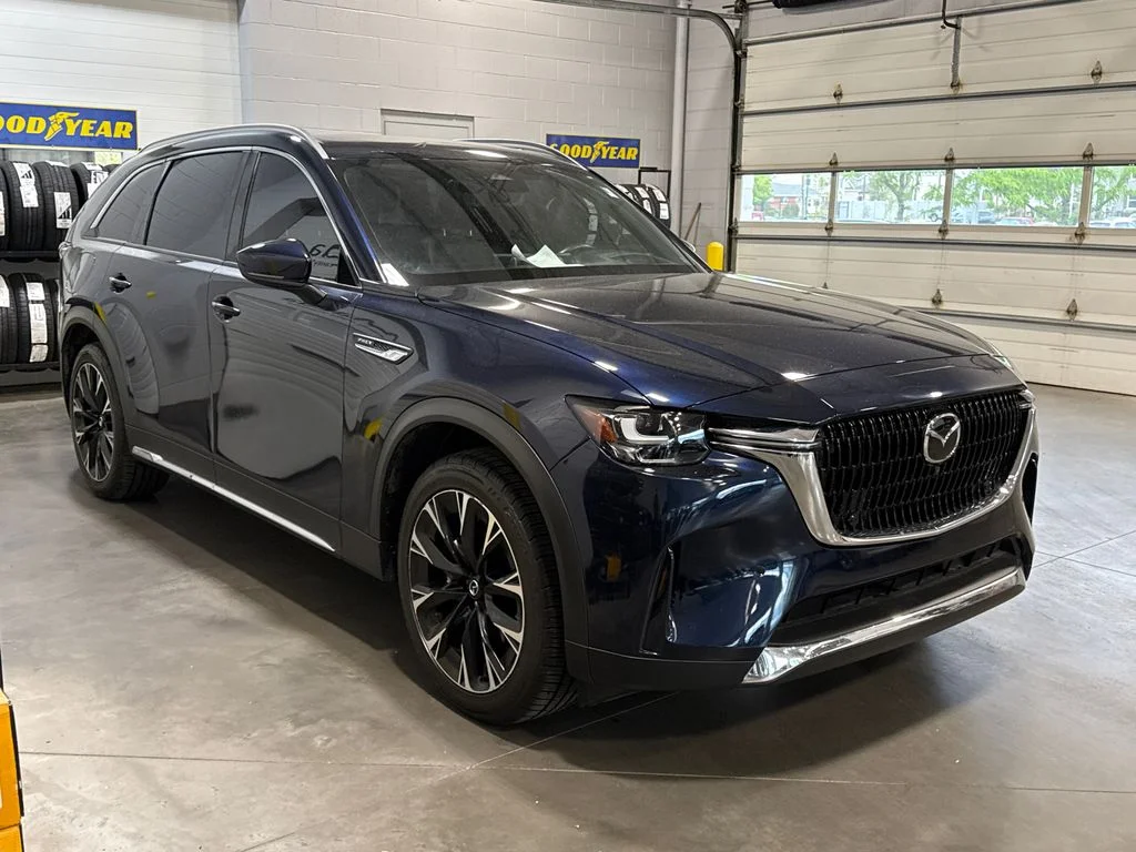 Certified Used 2024 Blue Mazda Premium Plus image 3