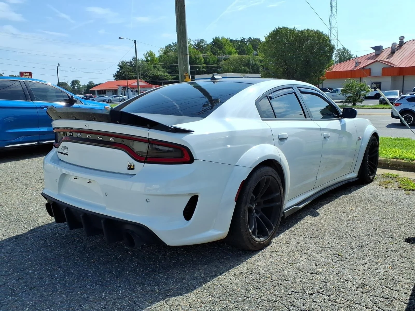 Used 2020 White Knuckle Clearcoat Dodge Scat Pack Widebody image 6