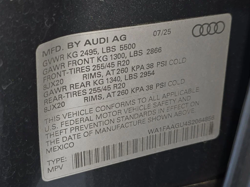 Used 2025 Gray Audi 2.0T Prestige image 36