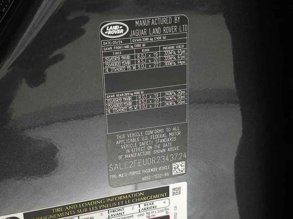 Certified Used 2024 Gray Land Rover X-Dynamic SE image 46