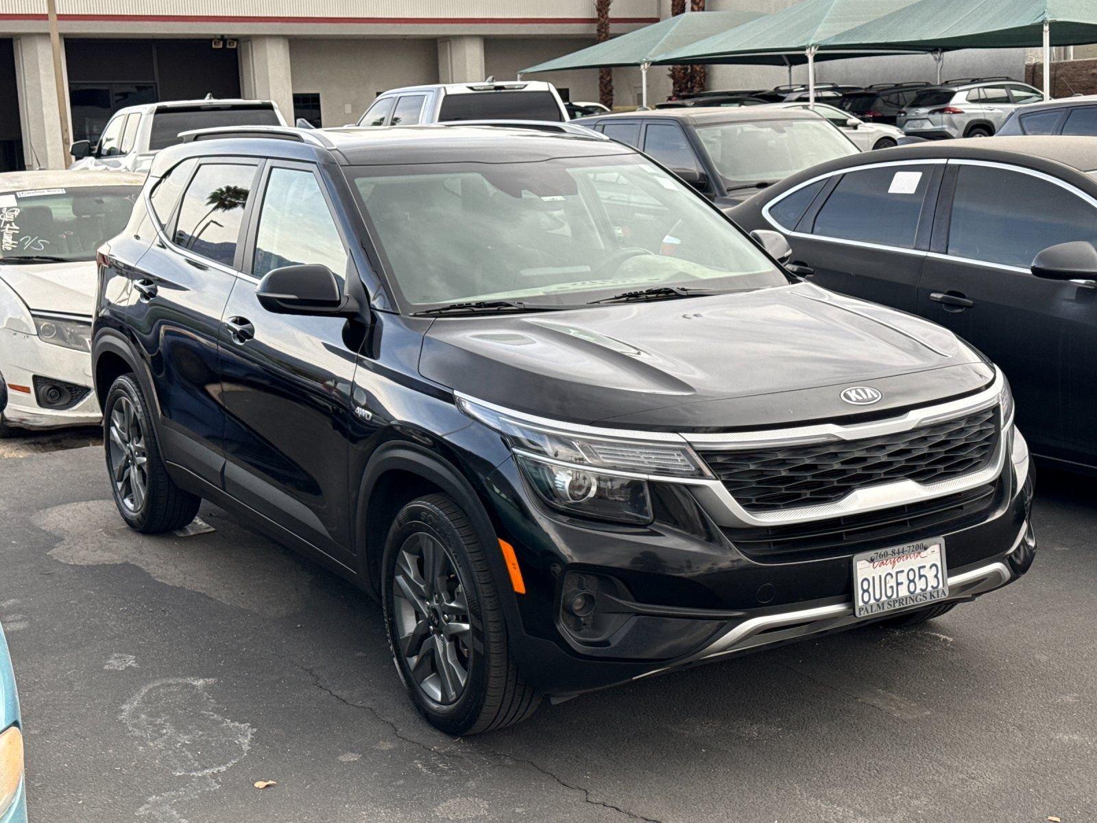 Used 2021 Kia Seltos S with VIN KNDEUCAAXM7095652 for sale in Cathedral City, CA