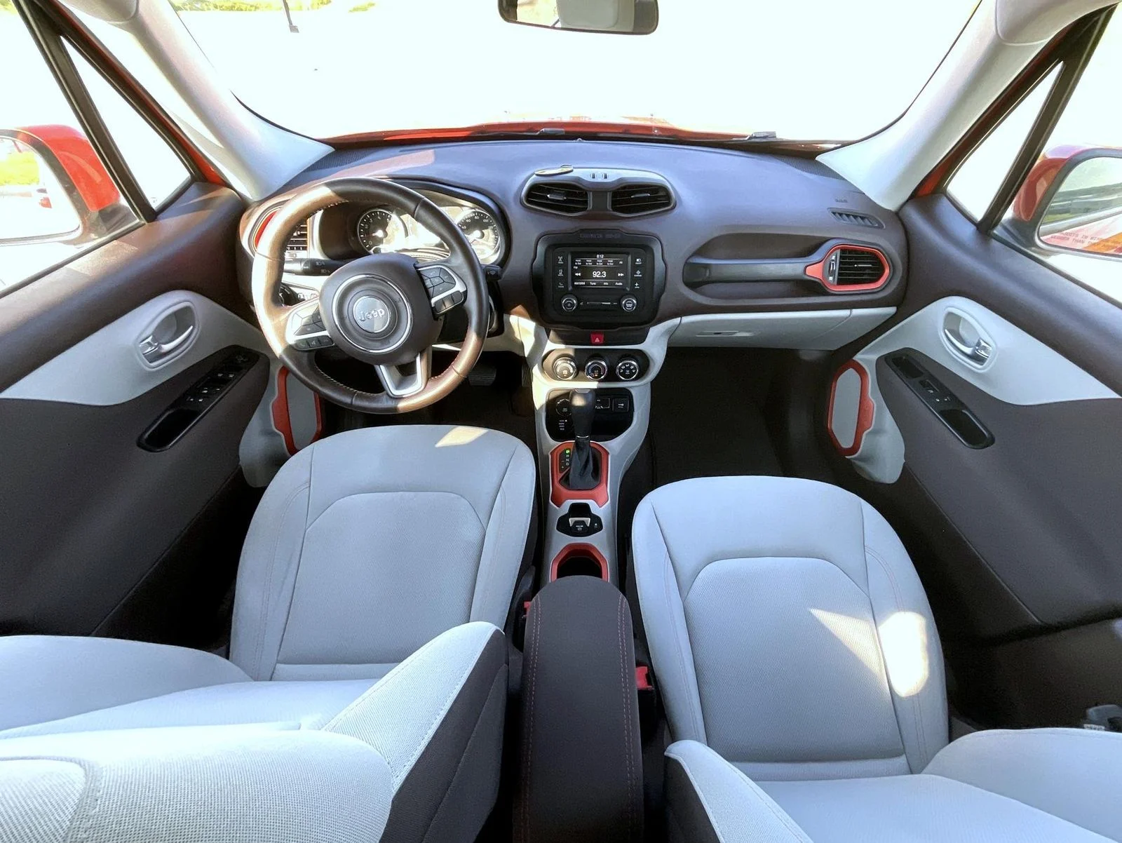 Used 2017 Orange Jeep Latitude image 14