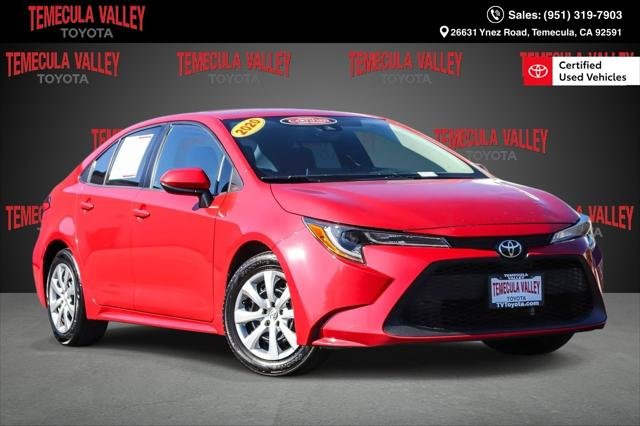 Certified Used 2020 BARCELONA RED MET. Toyota  image 1