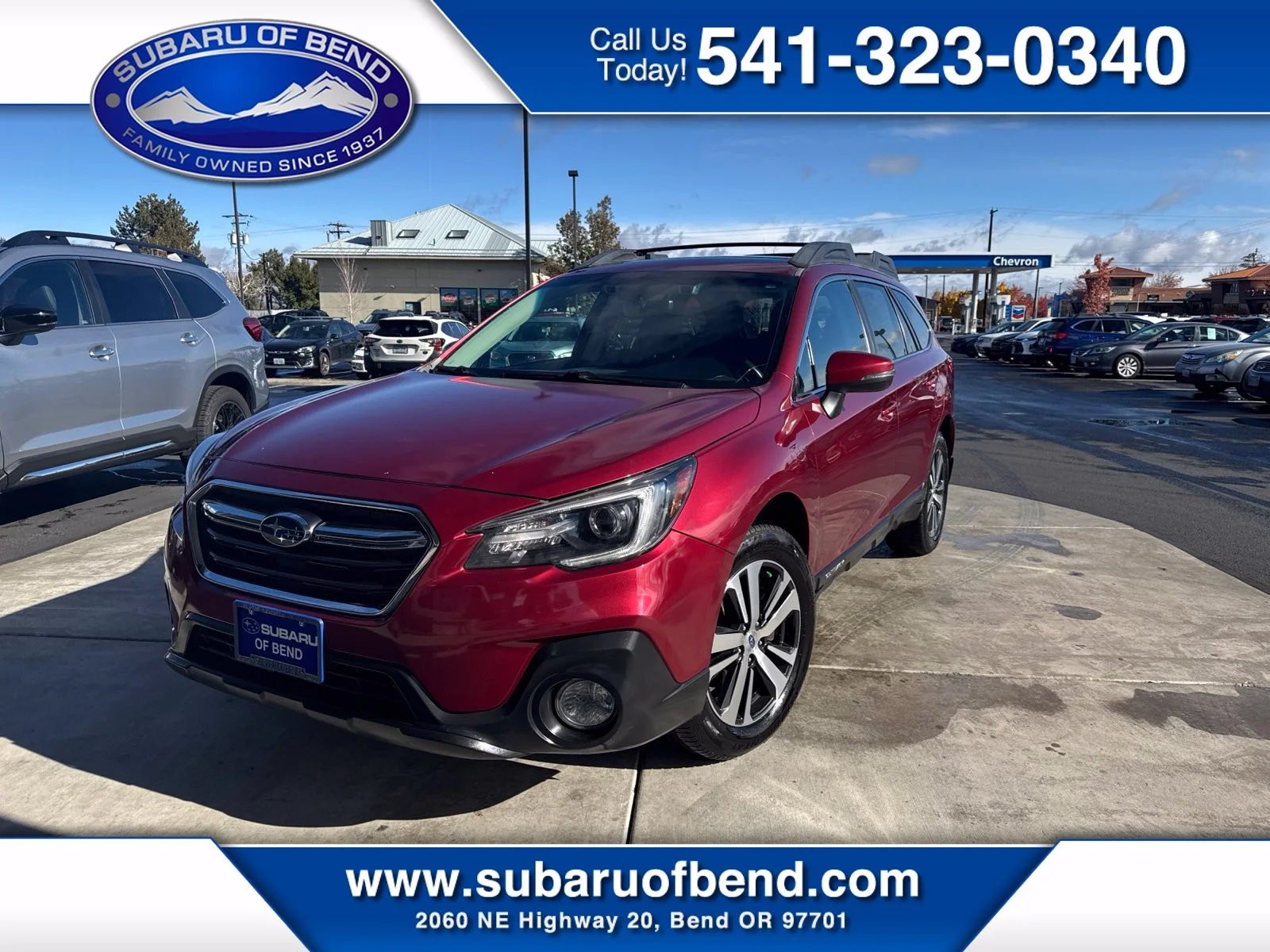 Used 2019 Crimson Red Pearl Subaru 3.6R image 1