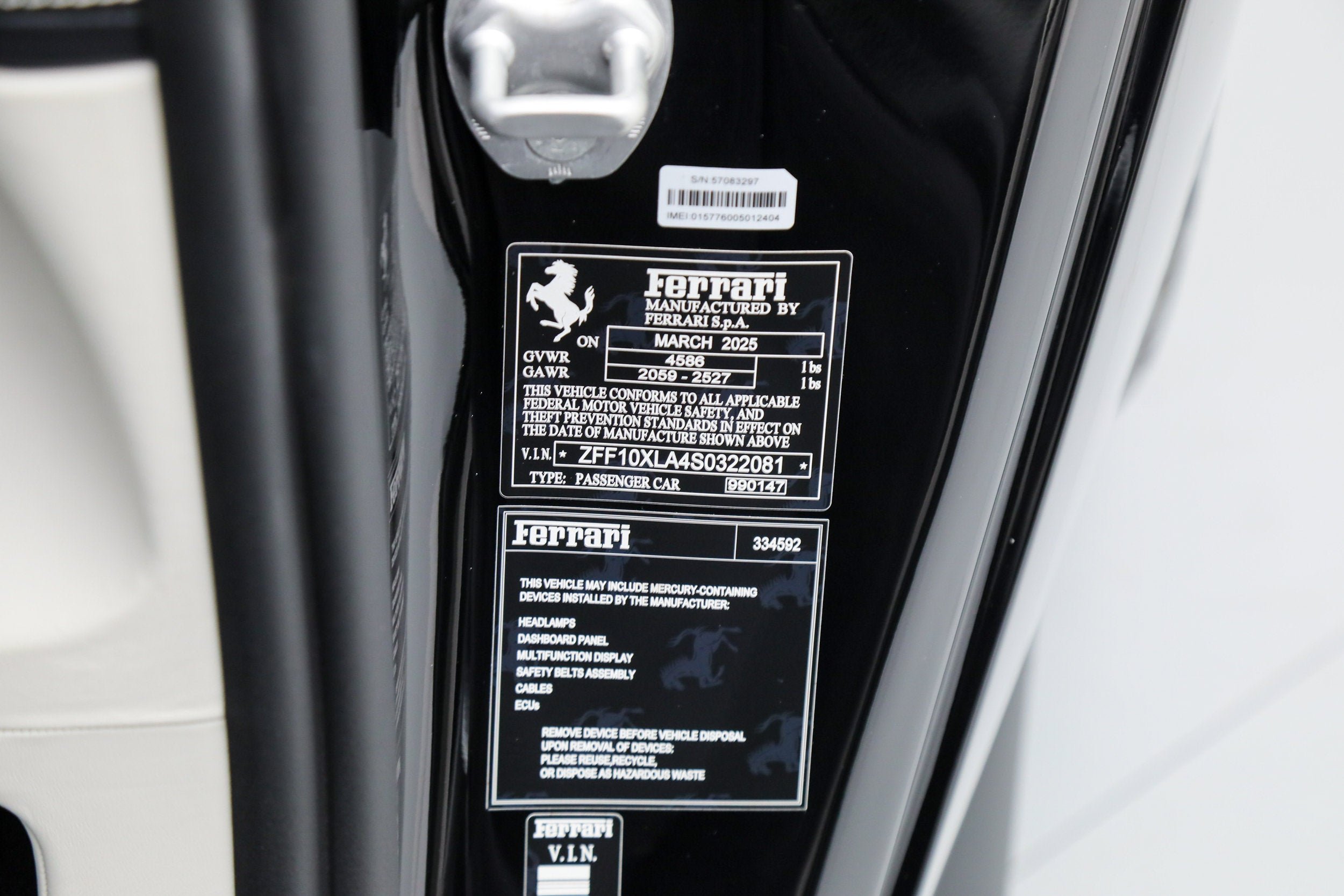 Certified Used 2025 Nero Ferrari  image 38