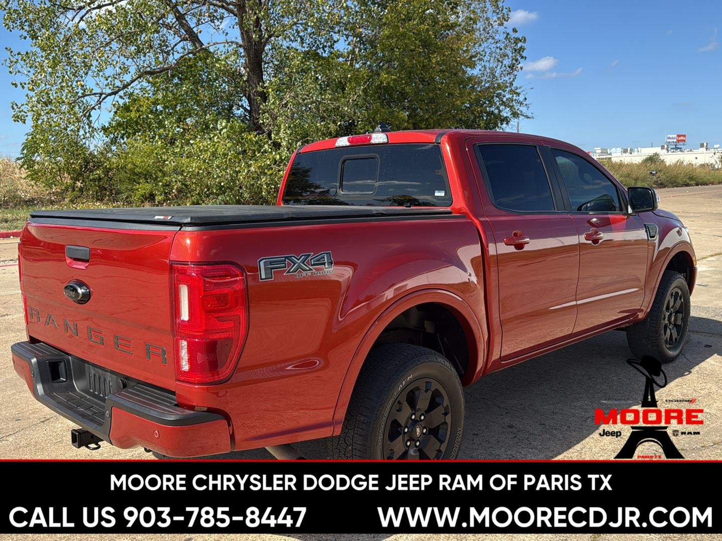 Used 2022 HOT PEPPER RED ME FORD TRUCK LARIAT image 6