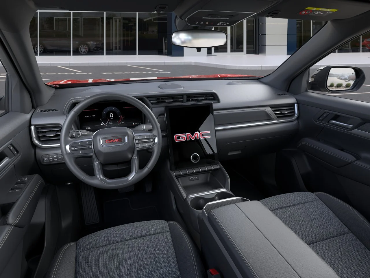New 2027 Volcanic Red Tintcoat GMC AWD Elevation image 15