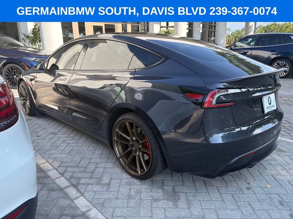 Used 2024 Tesla Model 3 Performance with VIN 5YJ3E1ETXRF783401 for sale in Naples, FL