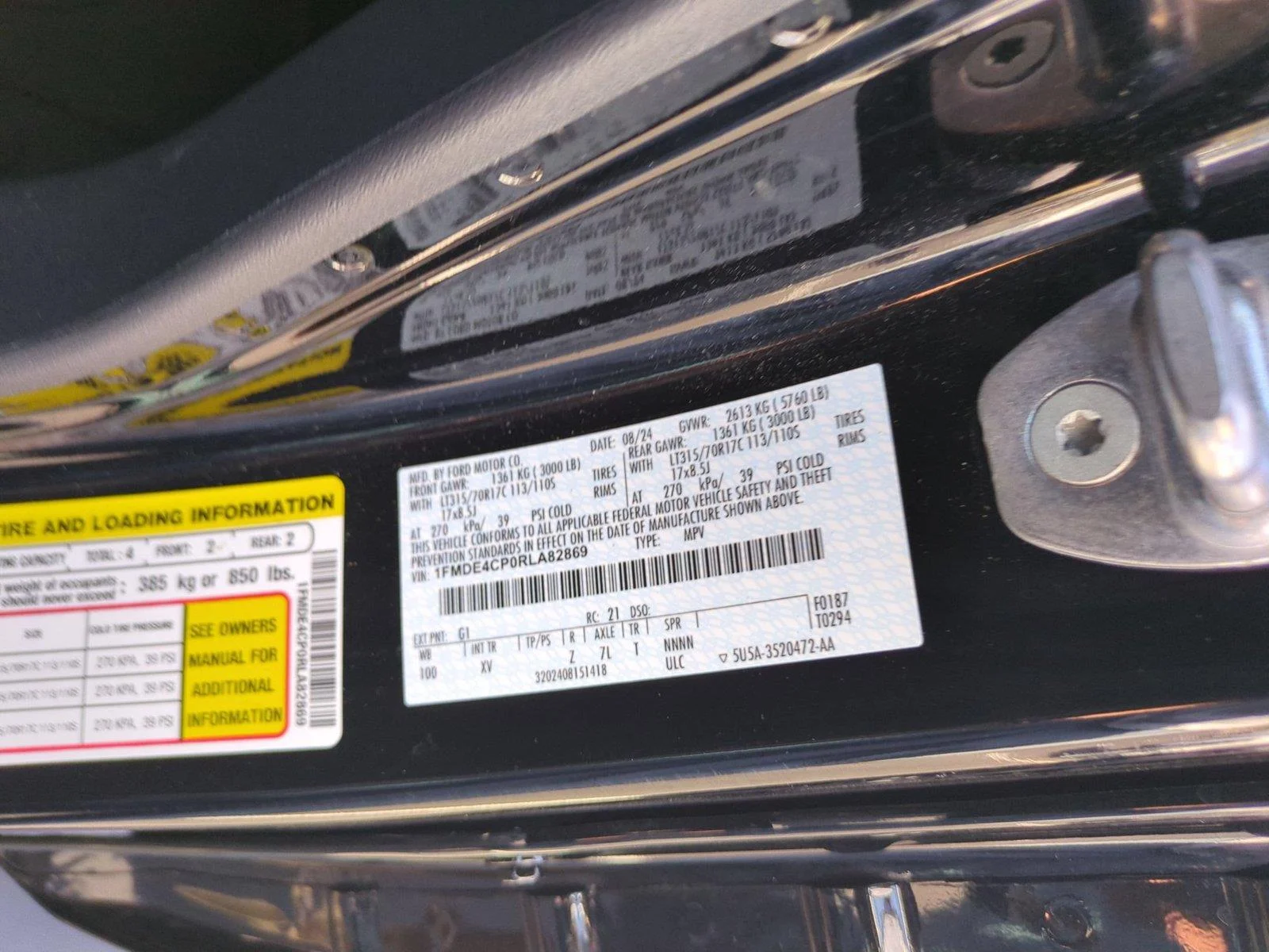 Used 2024 Shadow Black Ford Heritage Edition image 36