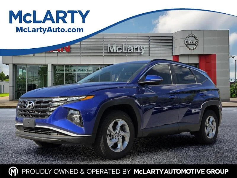 Used 2022 Intense Blue HYUNDAI SEL AWD image 1