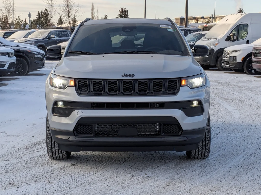 New 2026 Silver Jeep North - - 4x4 - Altitude Special Edition 18 Black Wheels & More! image 3