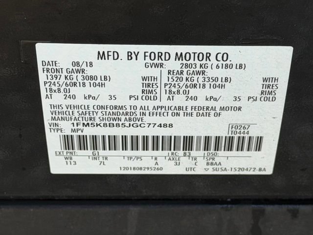 Used 2018 Shadow Black Ford Base image 5