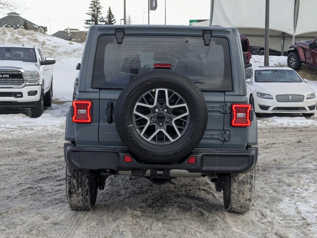 New 2026 Dark blue Jeep Sahara - - 4x4 - McKinley Leather - Body-Color Top - Alpine Audio - Technology Group & More! image 7