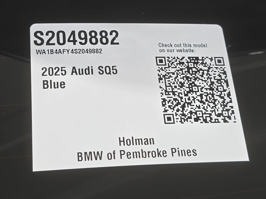 Used 2025 Ultra Blue Metallic Audi Premium Plus image 32
