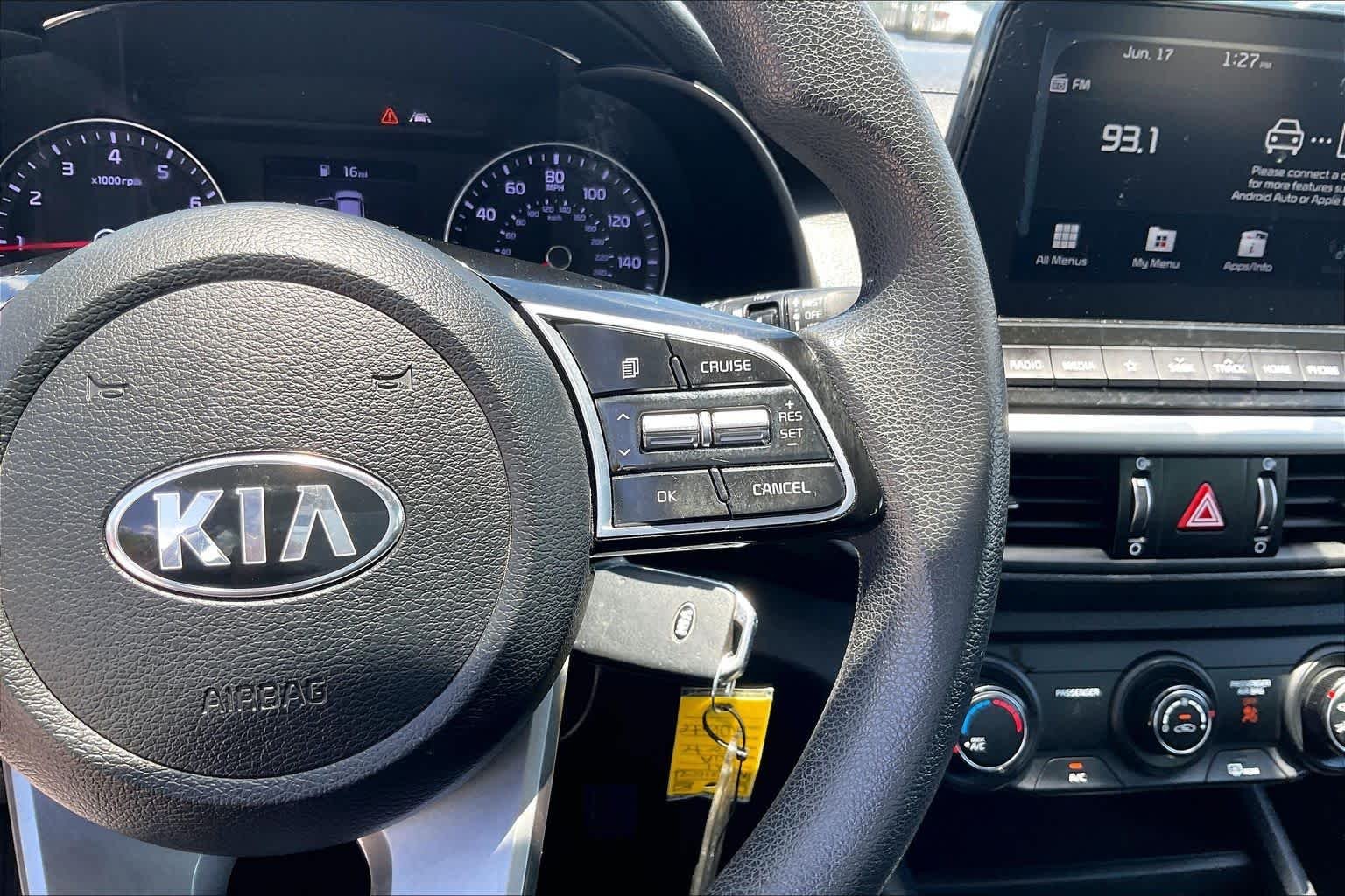 Used 2021 Clear White Kia LXS image 24