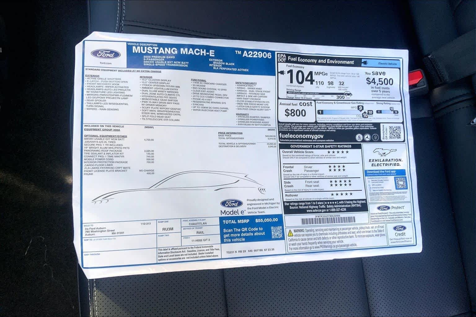 New 2026 Shadow Black Ford Premium image 18