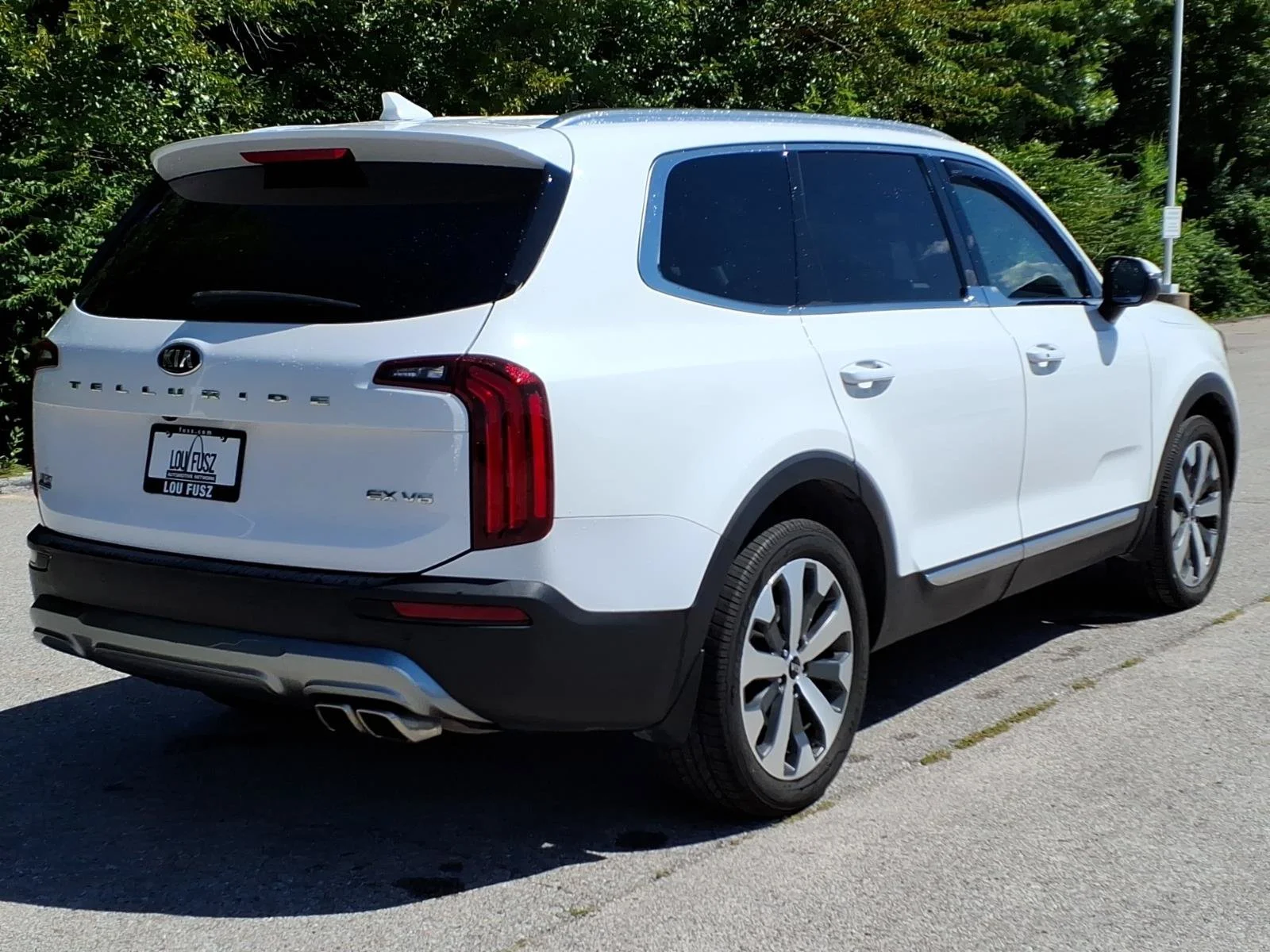 Used 2021 Glacial White Pearl Kia EX image 31