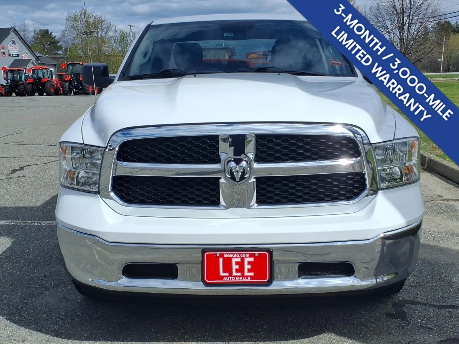 Used 2024 Bright White Clearcoat Ram SLT image 2