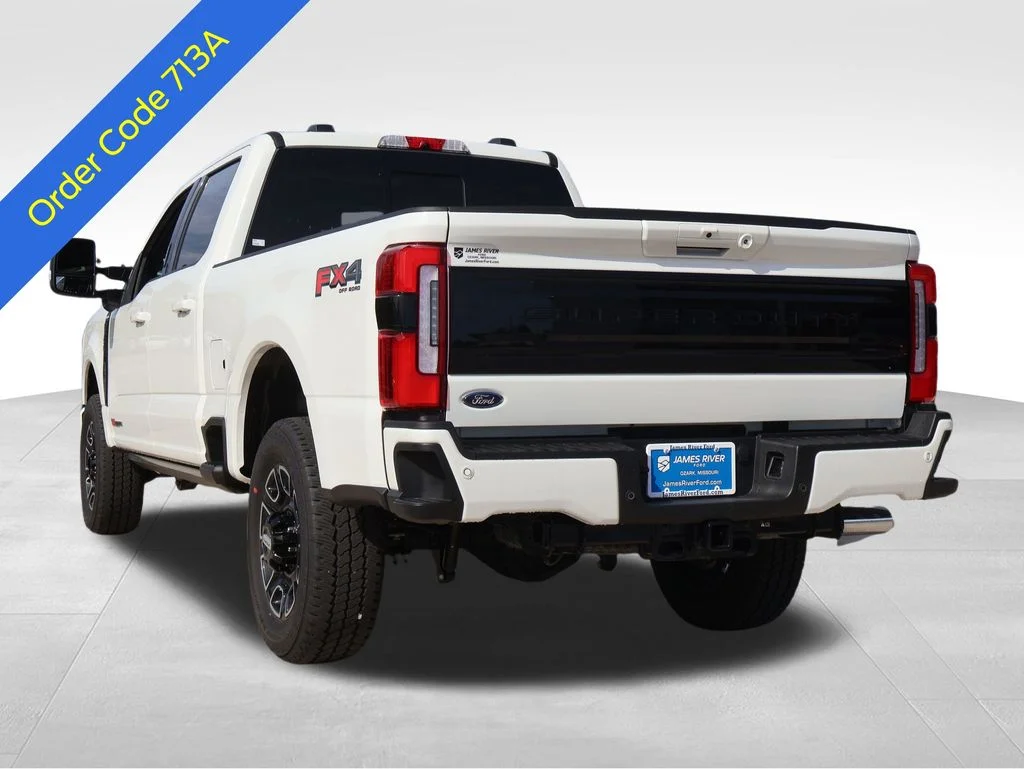 New 2026 Star White Metallic Tri-Coat Ford F-350® Platinum® image 3
