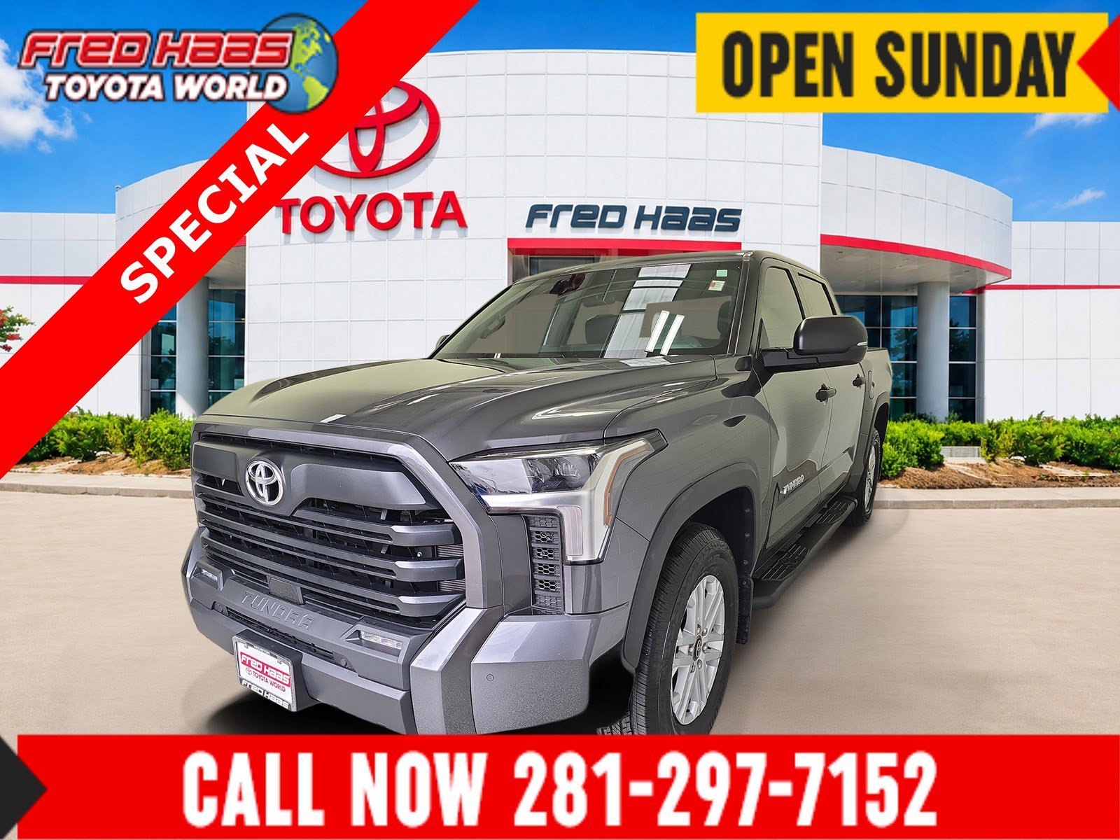 Used 2026 Magnetic Gray Metallic Toyota SR5 image 1