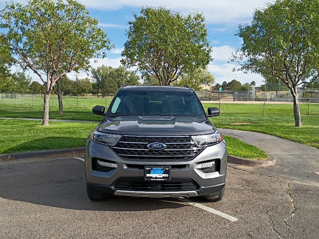 Used 2023 Carbonized Gray Metallic Ford XLT image 9