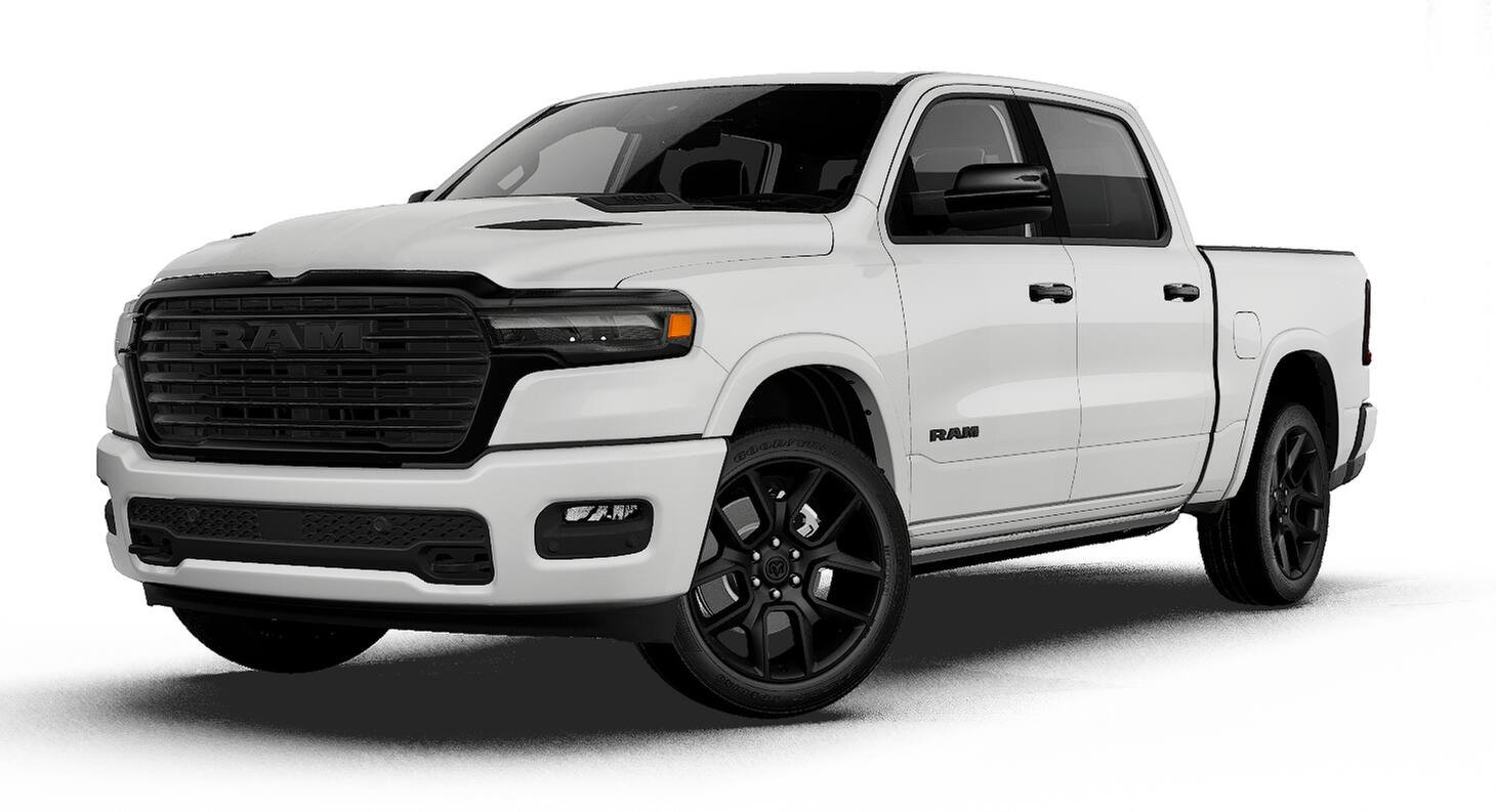 New 2027 Bright White Clear-Coat Exterior Paint RAM LARAMIE image 1