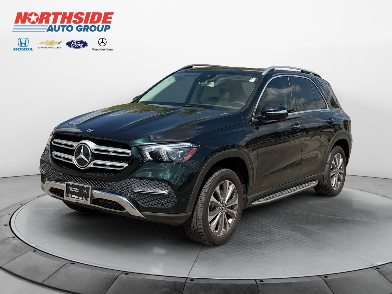 Used 2020 Emerald Green Metallic Mercedes-Benz GLE 350 image 3