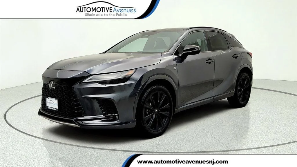 Used 2024 Cloudburst Gray Lexus RX 500h F SPORT Performance AWD w/ Mark Levinson & Pano Roof image 1