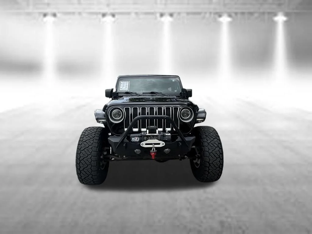 Used 2018 Black Jeep Unlimited Sahara image 2