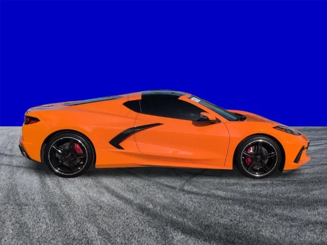 Certified Used 2022 Orange Chevrolet Stingray image 3