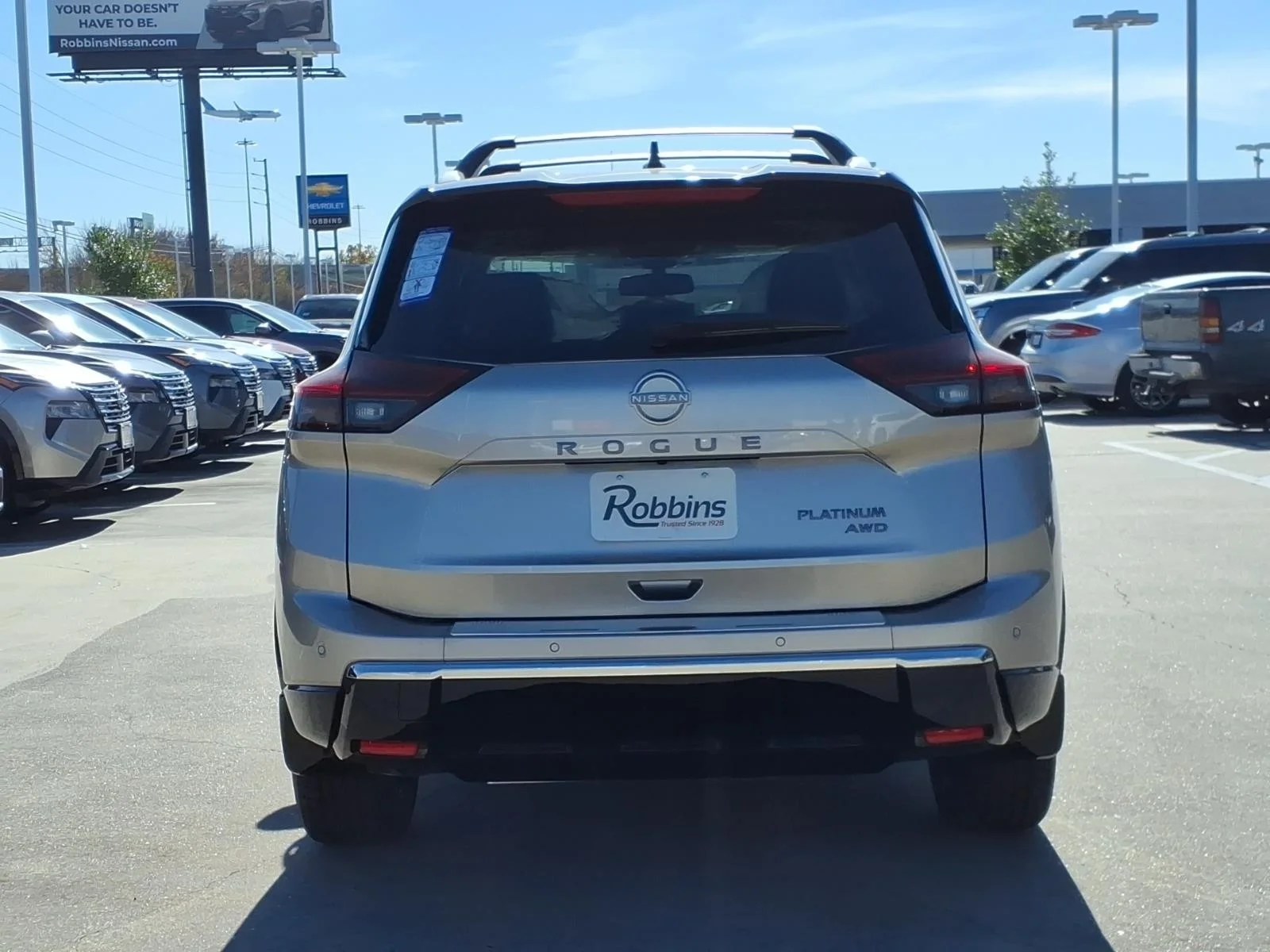2026 Nissan Rogue Platinum Silver at Robbins Nissan