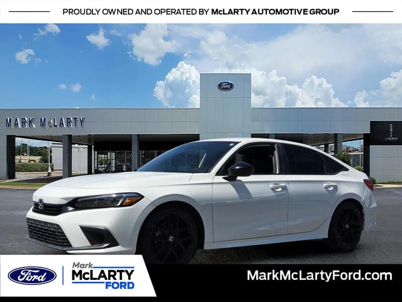 Used 2022 Platinum White Pearl Honda SPORT CVT image 1