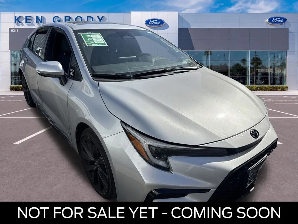 Used 2023 Silver Toyota SE image 1