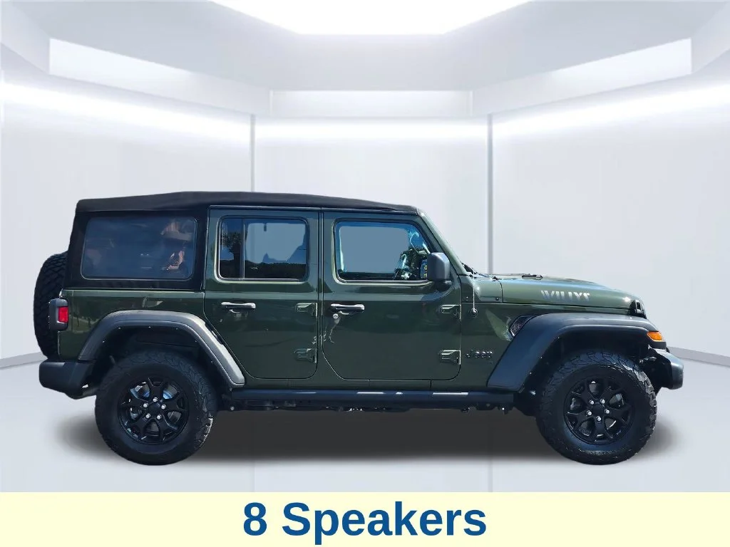 Certified Used 2022 Green Jeep Unlimited Willys image 22