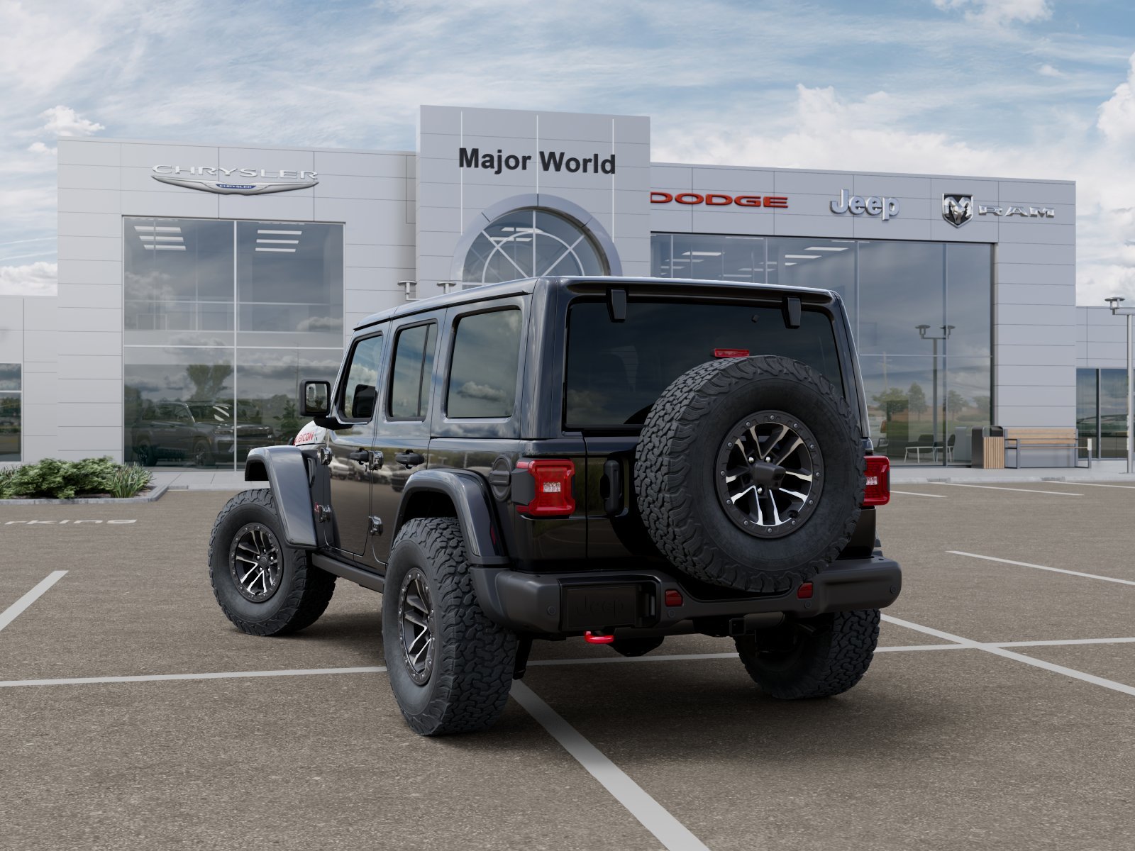 New 2026 Black Clear-Coat Exterior Paint Jeep Rubicon image 42