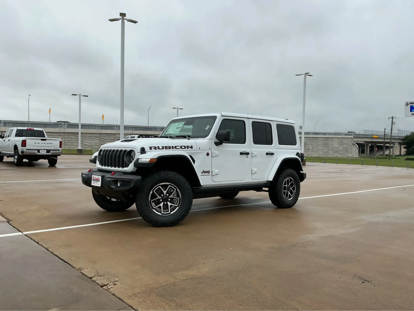 New 2026 Bright White Clearcoat Jeep Rubicon image 2