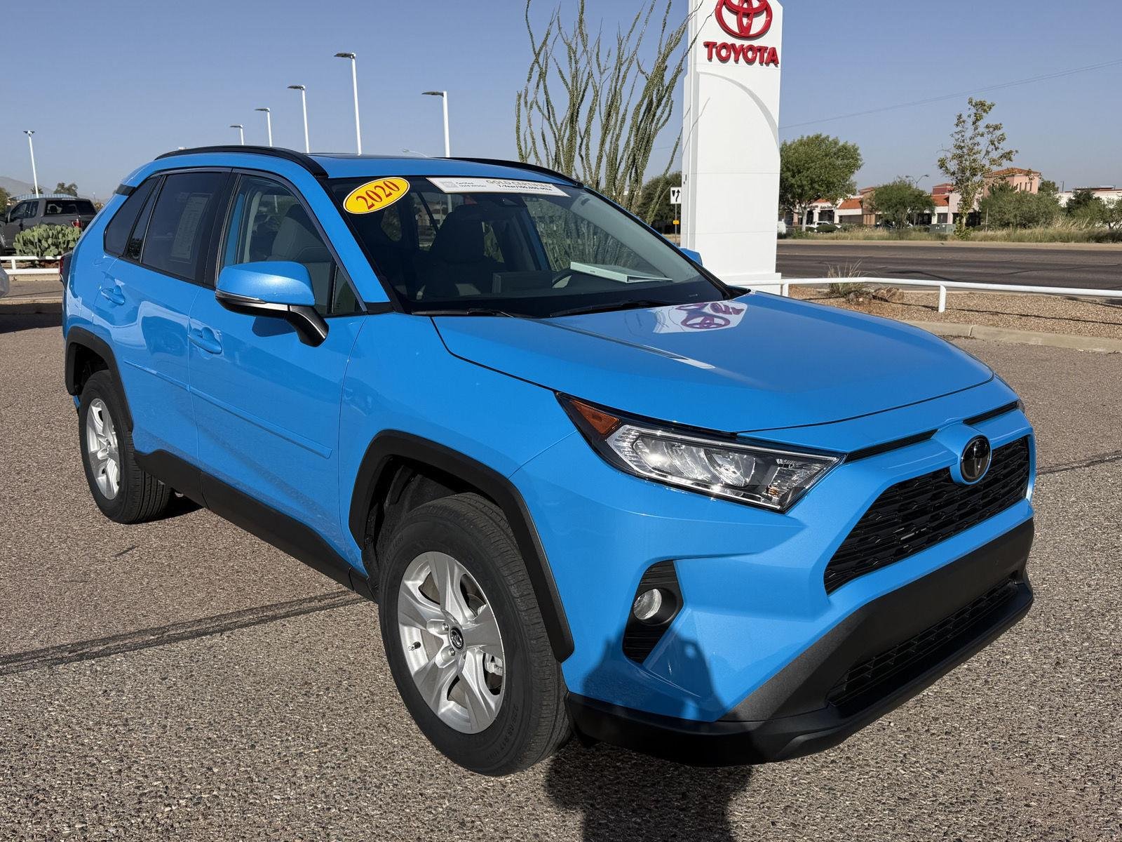 Certified Used 2020 Blue Flame Toyota XLE image 8