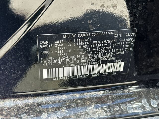 New 2026 CRYSTAL BLACK SILICA Subaru Wilderness image 37