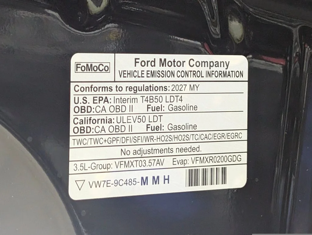 New 2027 Agate Black Metallic Ford Platinum image 27