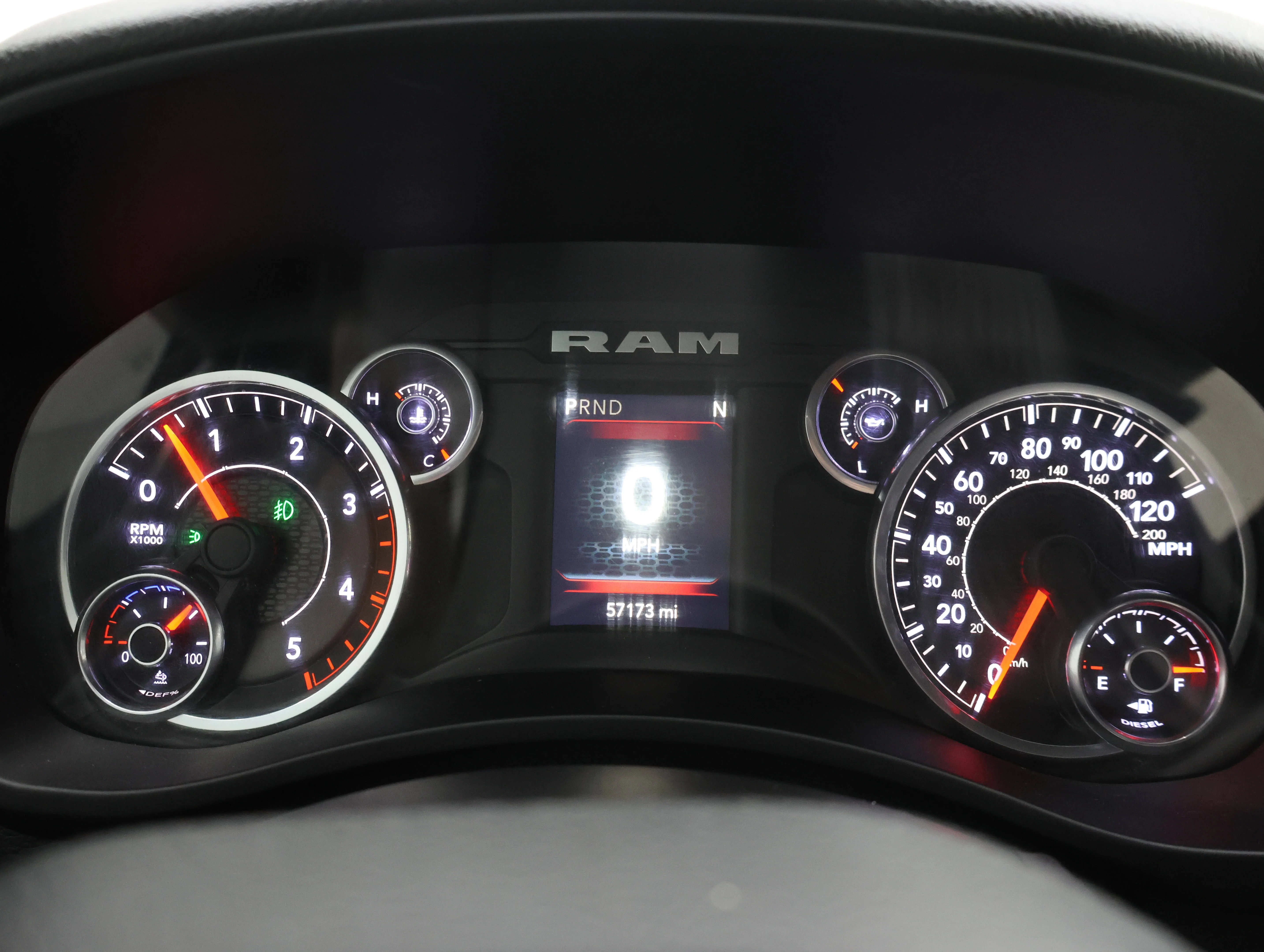 Used 2022 Bright White Clearcoat Ram Big Horn image 10