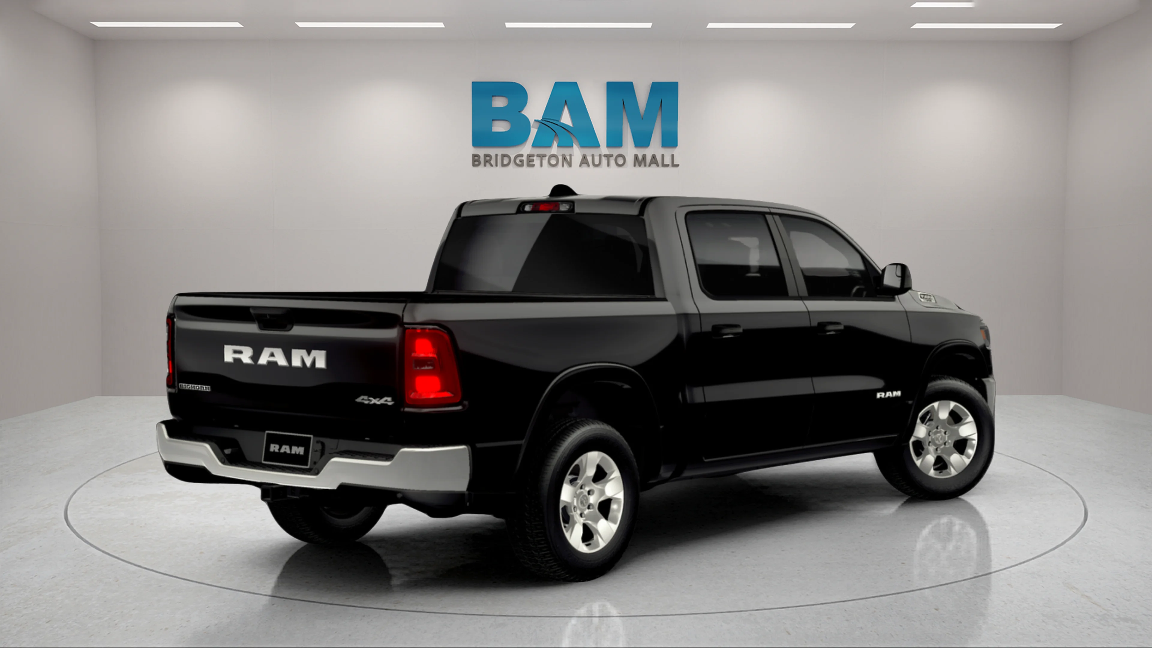 New 2026 Diamond Black Crystal Pearlcoat Ram Big Horn image 6