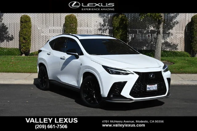 Certified Used 2022 White Lexus 350 F SPORT Handling image 1